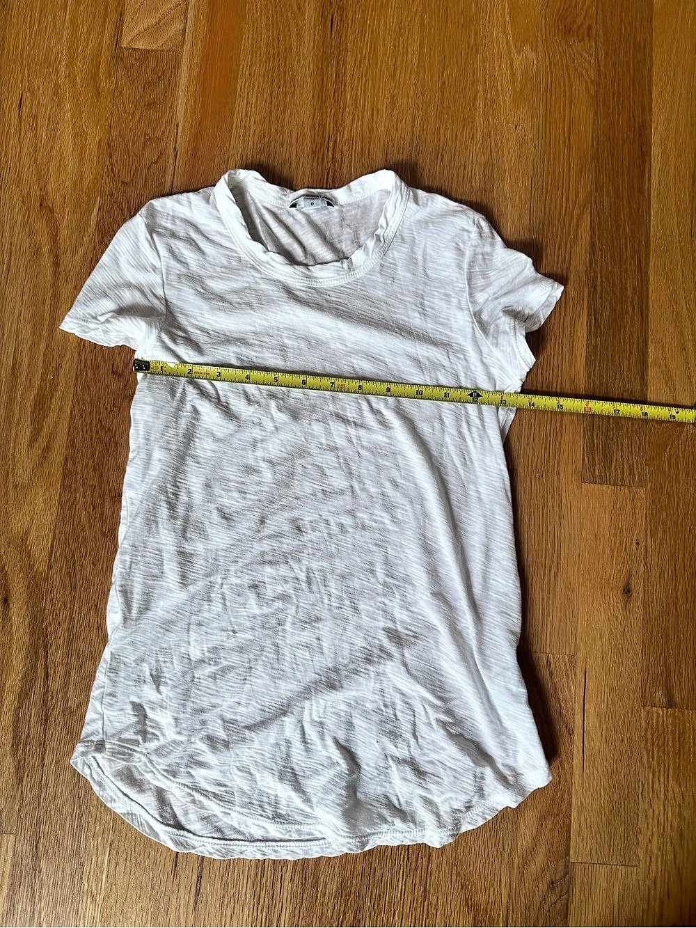 James Perse Standard Slub Crew Neck Tee White XS